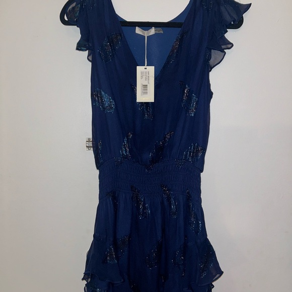 Ramy Brook
Simone Leaf-Print Mini Dress - Picture 3 of 6